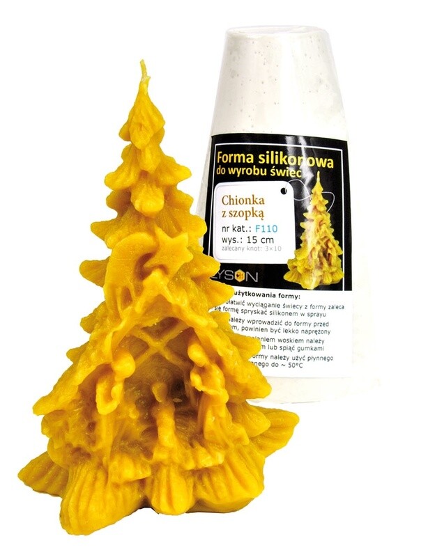 Silicone mould  - Christmas tree with crib (H-16cm)