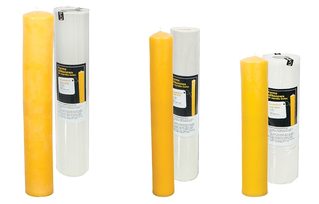 Silicone mould  - Cathedral Candle - Short
