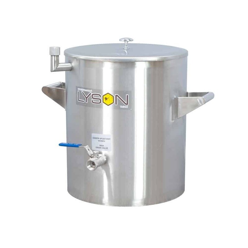 Mini wax melter, round - dedicated for candle making