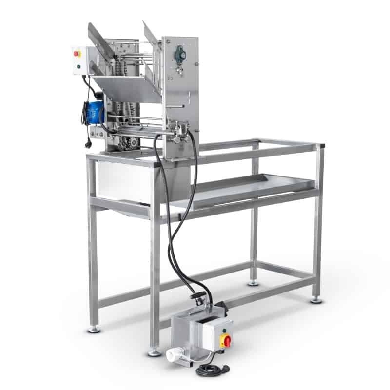 Slide feeder Uncapping Machine on a Stand (Minima Line)