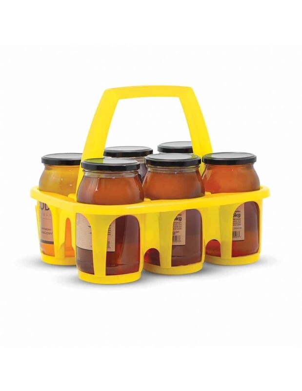 Basket for jars with honey