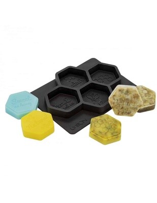 Soap Mould - 4 Hexagons