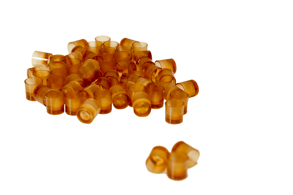 Brown cell cups for queen grafting - NICOT (100 pcs)