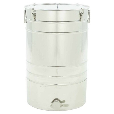 Stainless steel settler 100 L with conical bottom  "Premium line"