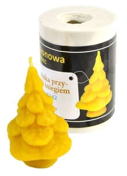 Silicone mould  - Christmas tree in snow, flat (H-7cm)