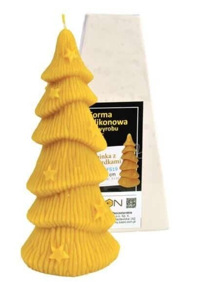 Silicone mould  - Christmas Tree with Stars