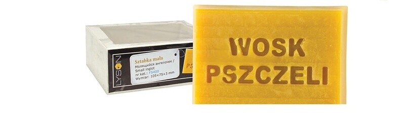 Silicone mould  - Beeswax - Bar 0.2kg