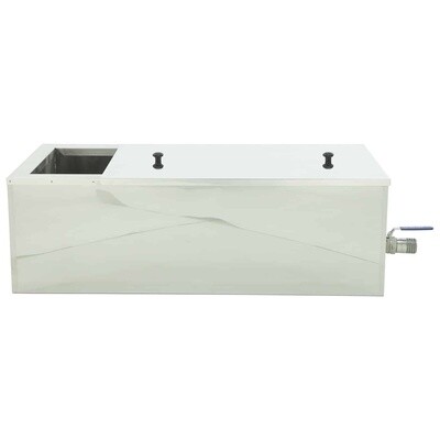 Stainless steel honey sump 1000mm, heated