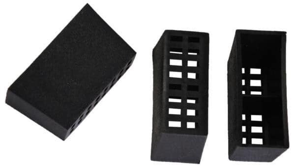 Plastic ventilation plug, trapezoid