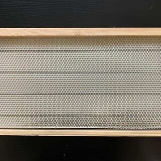 Wired and Assembled with Beeswax Foundation
