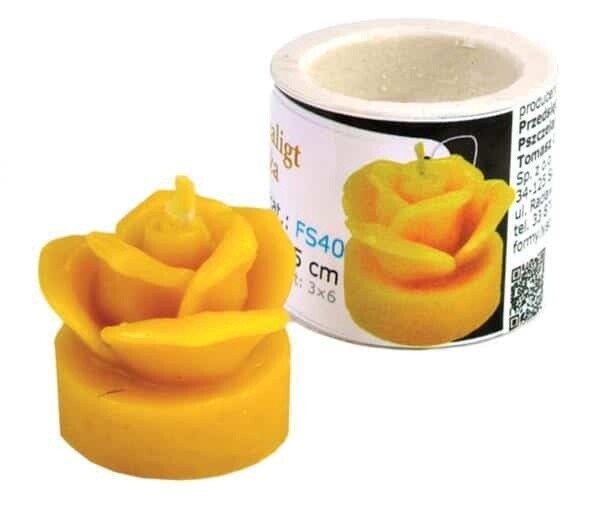Silicone mould  - Tealight Rose