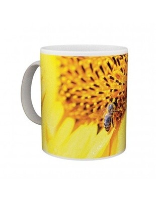 Mug - Bee On Yellow Flower