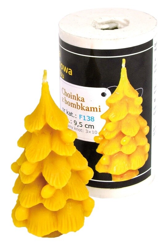Silicone mould  - Christmas Tree with Christmas Bubbles