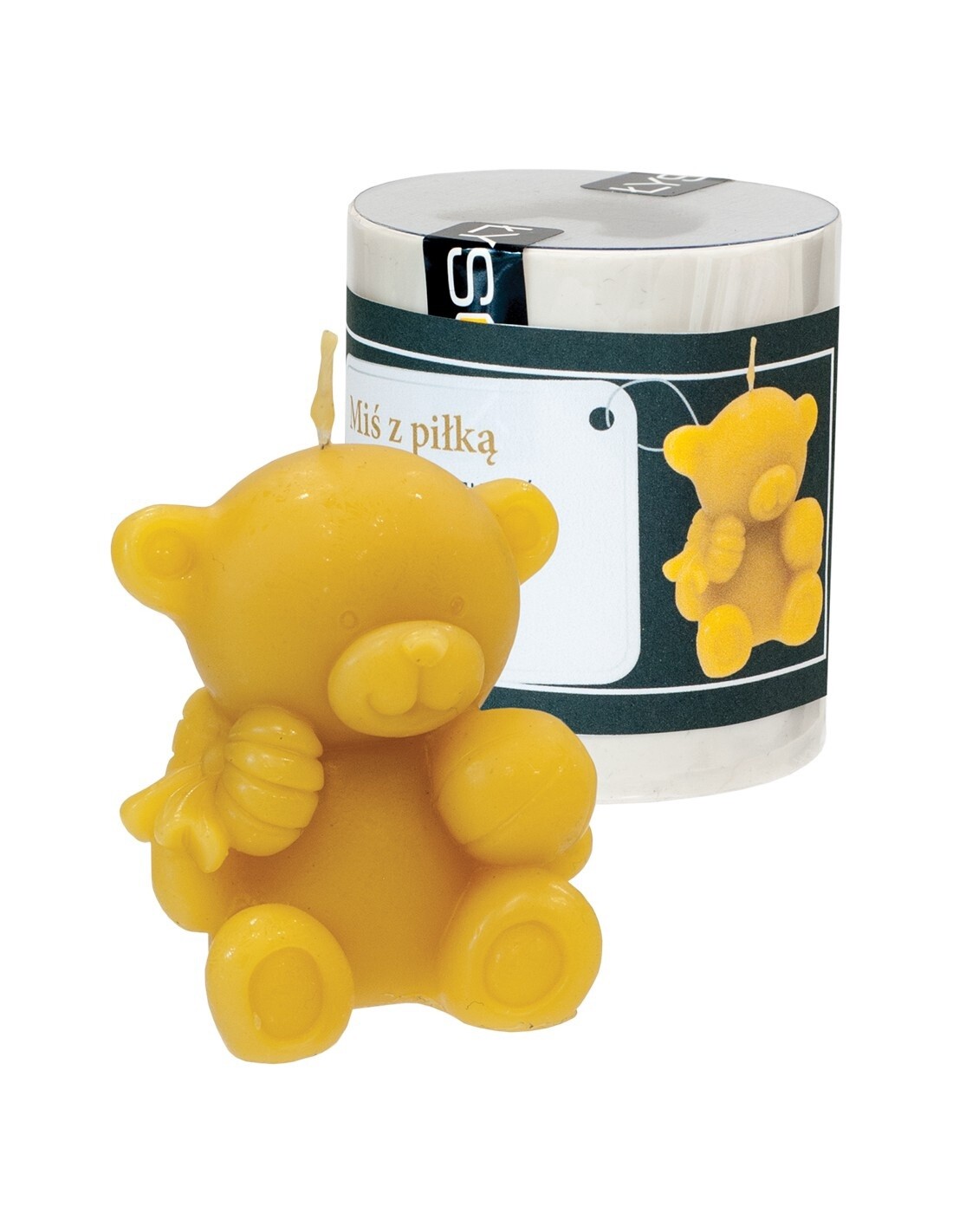 Silicon mould -  Bear with ball