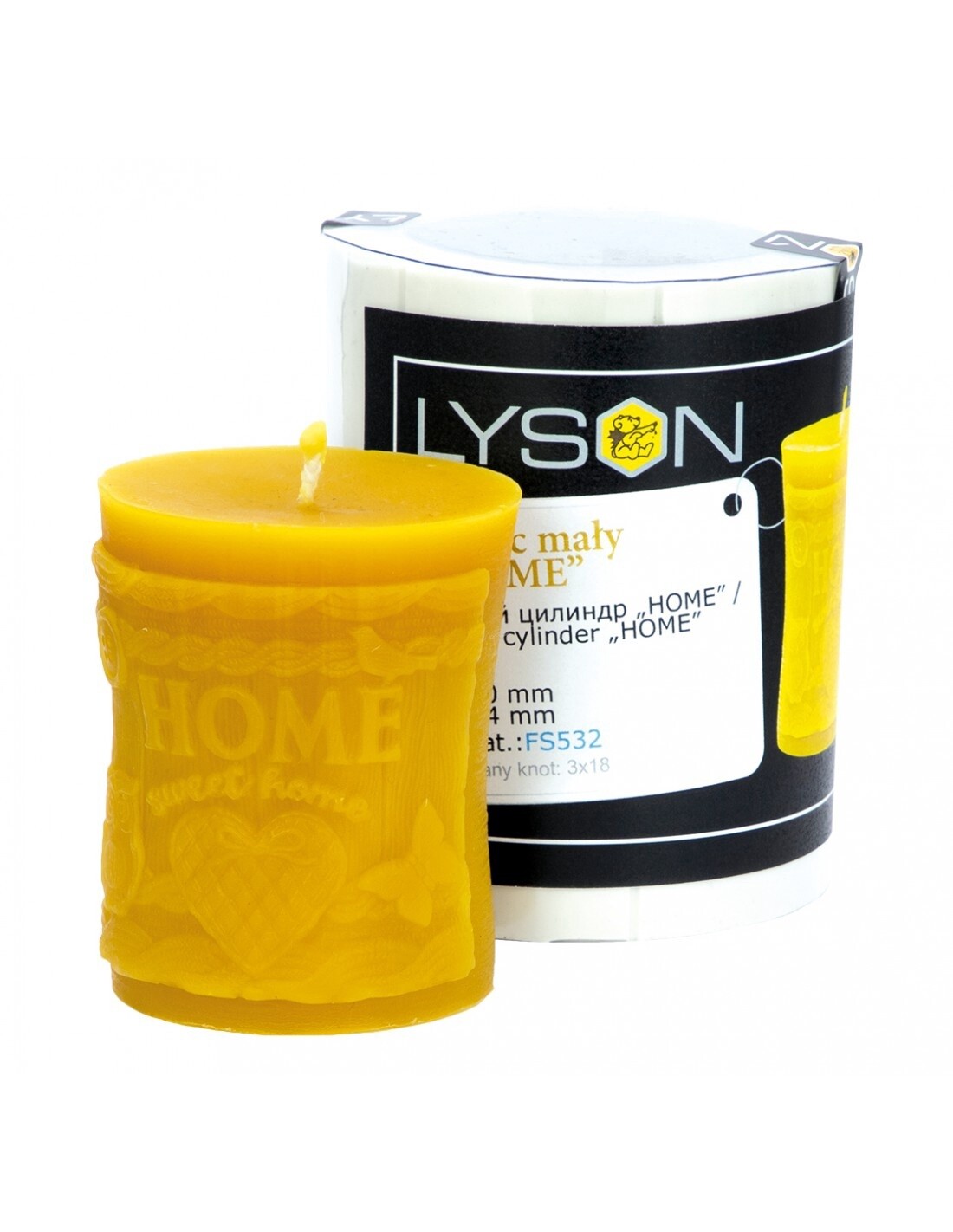 Silicon Mould Small cylinder &quot;HOME&quot;