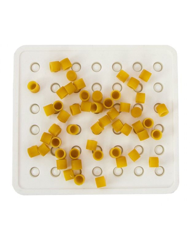 Silicone mould for making wax queen cell cup (42pcs)