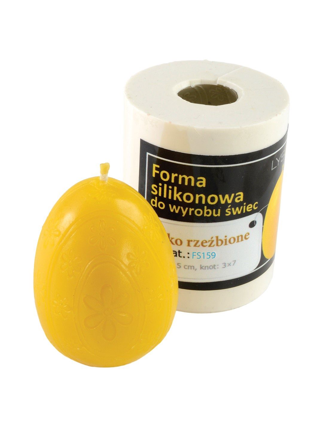 Silicone mould  - Egg, sculpted