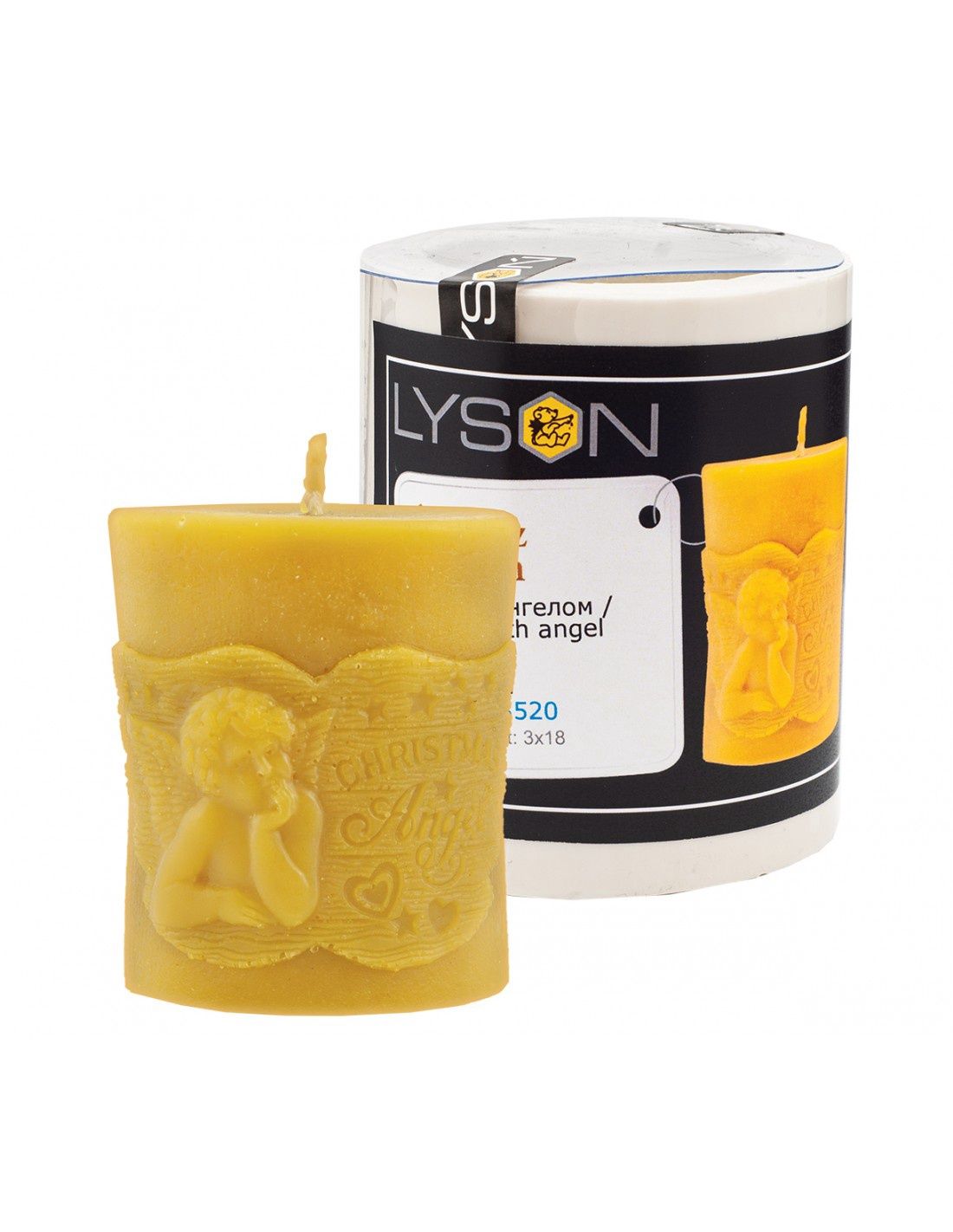Silicone Mould - Candle with an Angel