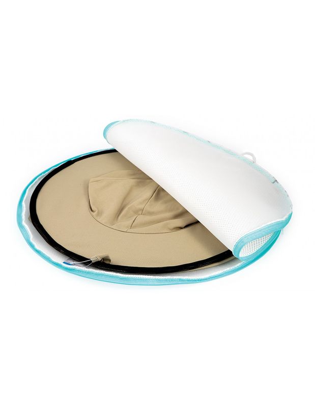 Wash Bag for Hat (Green Zipper)