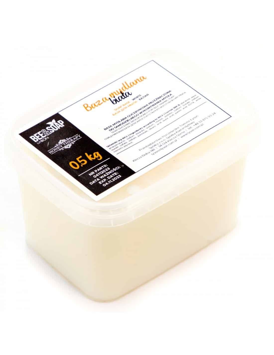 Glycerin soap base white, Size: 0.5 kg