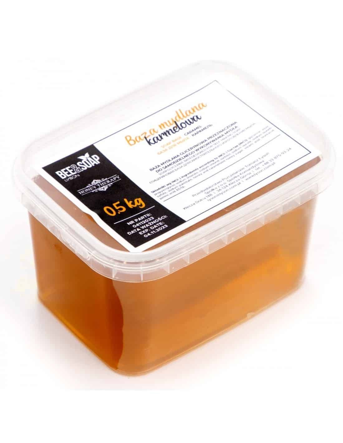 Caramel glycerin soap base, Size: 0.5 kg