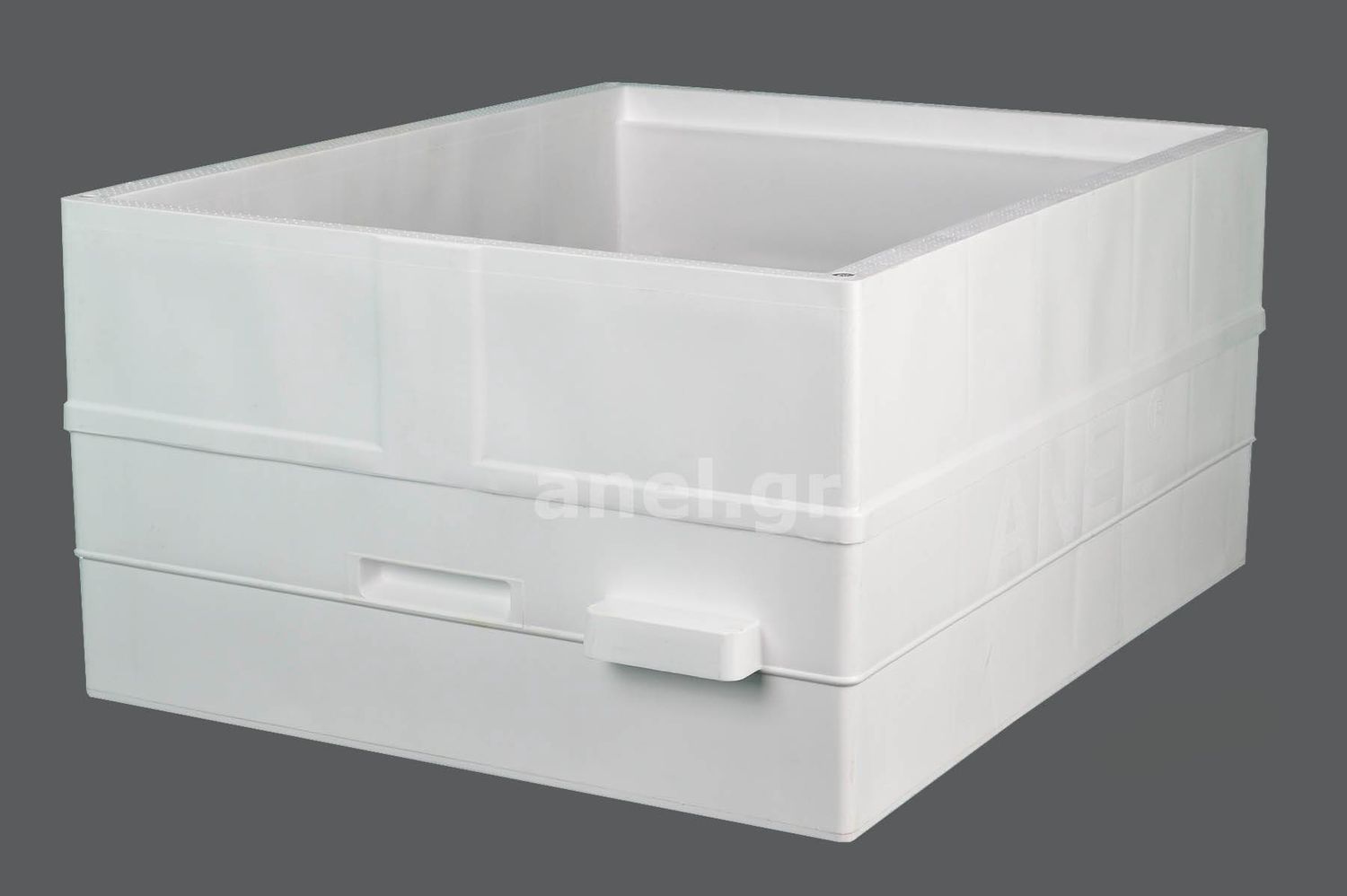 Ηive Body Deep Plastic ANEL with Polyurethane Insulation 9 5/8&quot;-25 cm Langstroth (White)