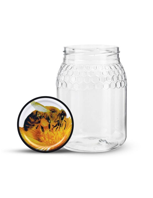 Plastic Jars (1kg) with Lid