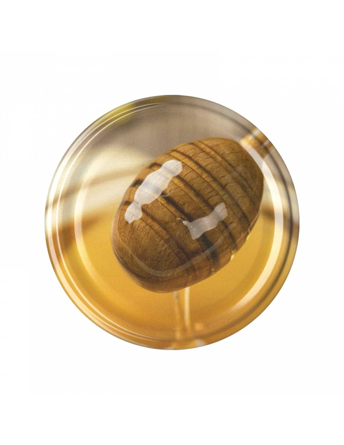 900ml Jar/1.1kg jar with bee design and unique lids, 82mm Lid Design: Close up Dipper(ND97)