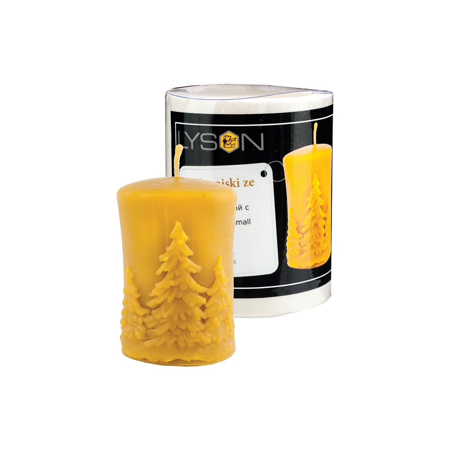 Cylinder with Small Spruce Tree