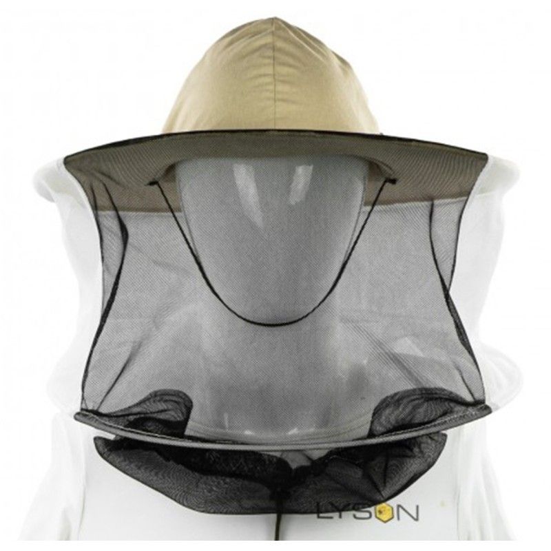 6025B Beekeeping hat, cotton mesh - beige