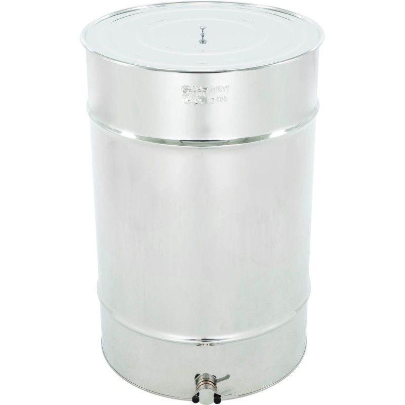 Stainless Steel Settling Tank 400kg / 280L – Stainless Steel Valve