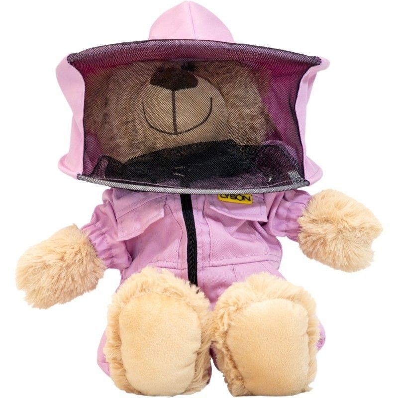 Beekeeper Teddy Bear - Purple