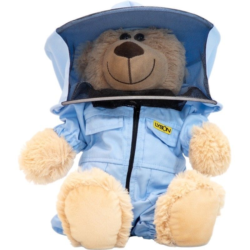 Beekeeper Teddy Bear – Blue