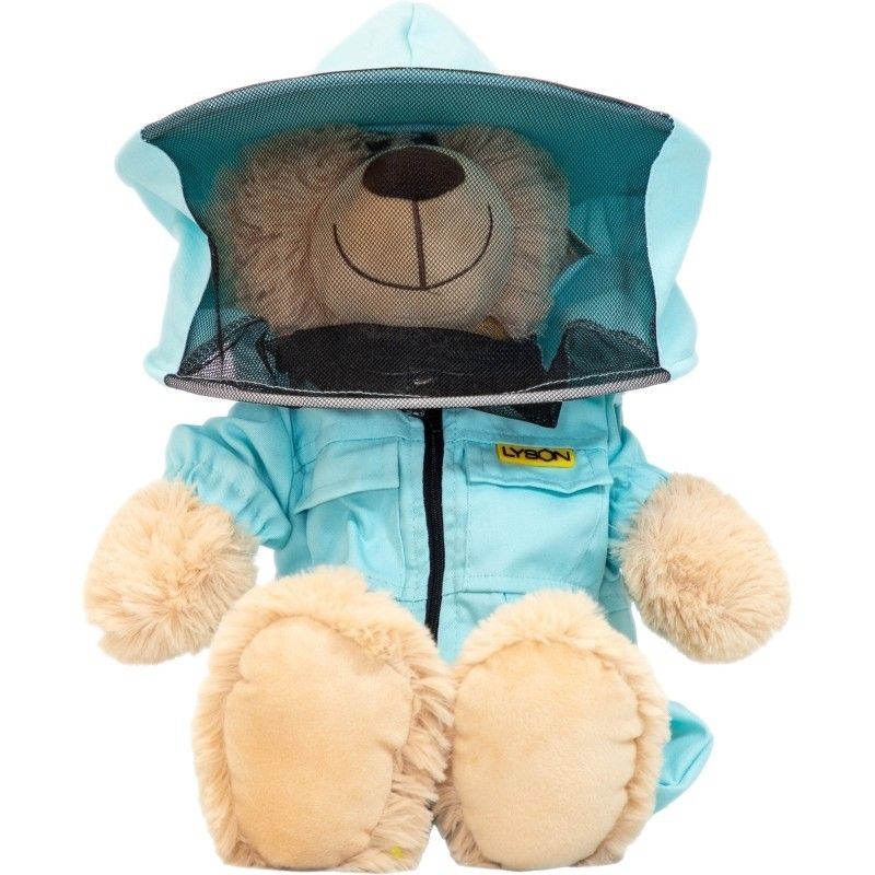 Beekeeper Teddy Bear – Turquoise