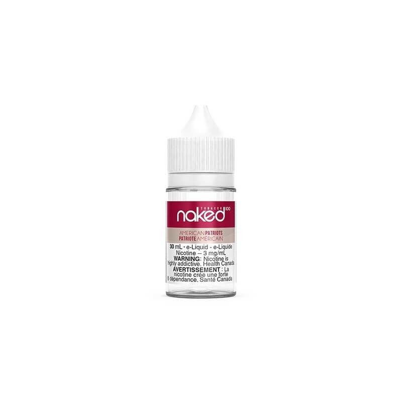 Naked100 20mg 30mL E-Liquid, Flavour: American