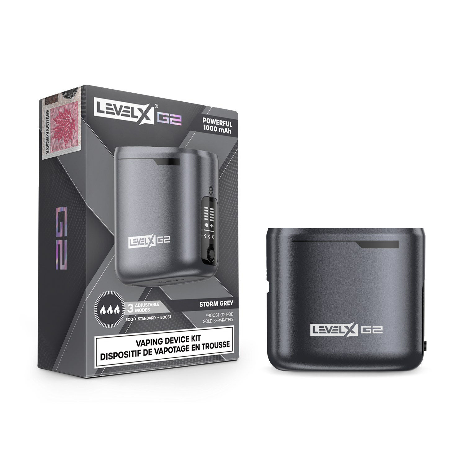 Level X Boost G2 Device, Colour: Storm Grey