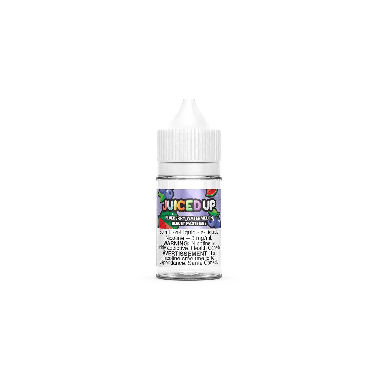 Juiced Up 12mg 30mL E-Juice, Flavour: Blueberry Watermelon