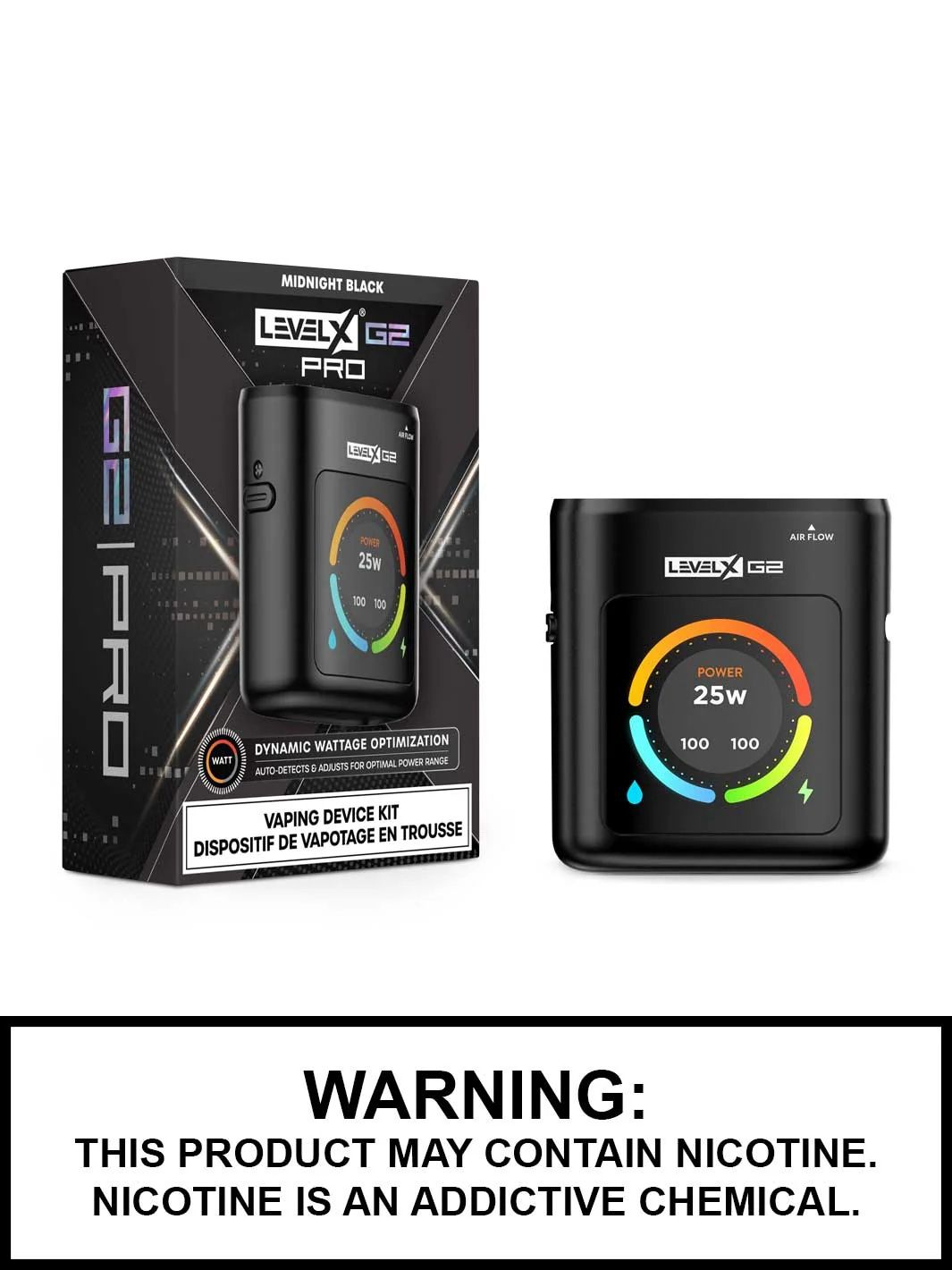 Level X Boost G2 Pro 1000 Device, Colour: Midnight Black