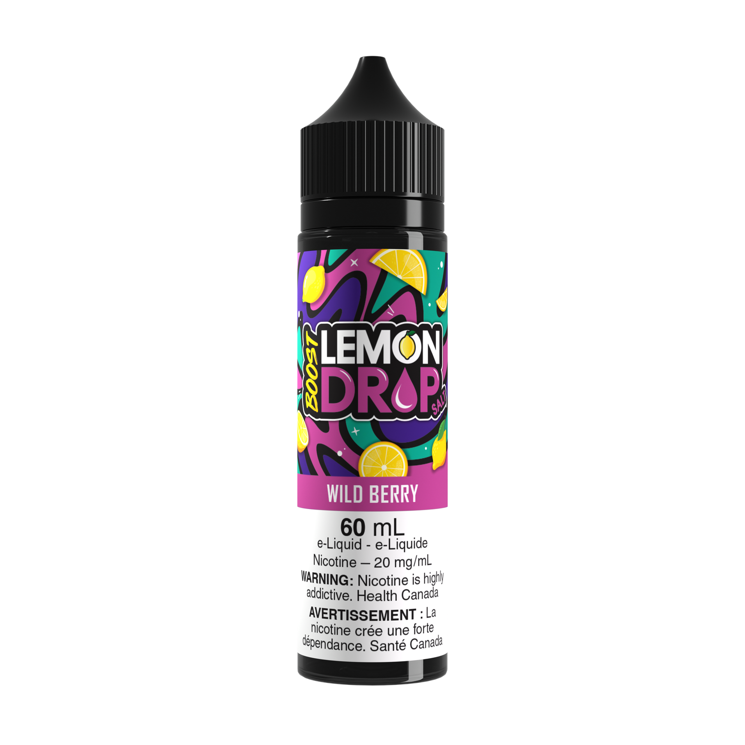 Lemon Drop Boost 20mg 60mL, Flavour: Wild Berry