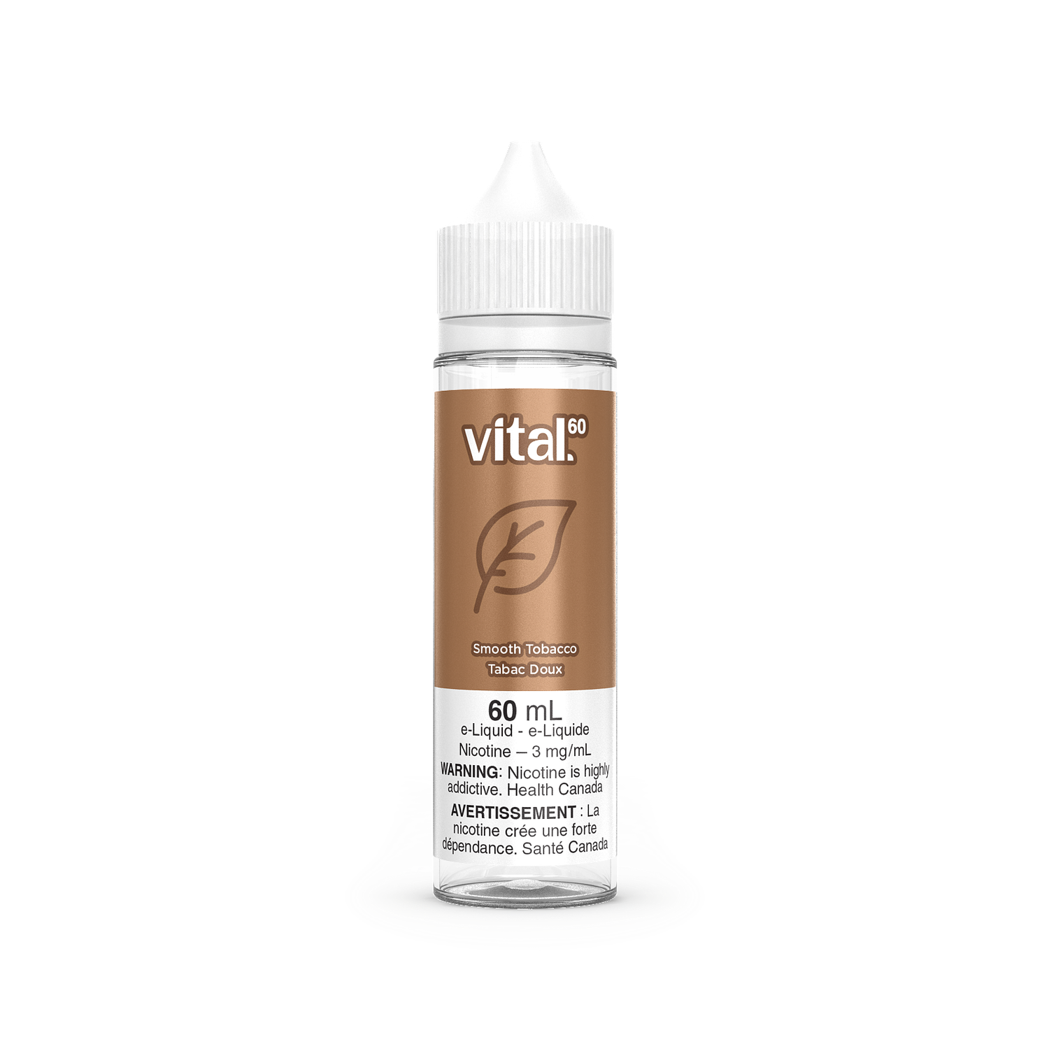 Vital 60mL LOW NICOTINE E-Juice, Flavour: Smooth Tobacco