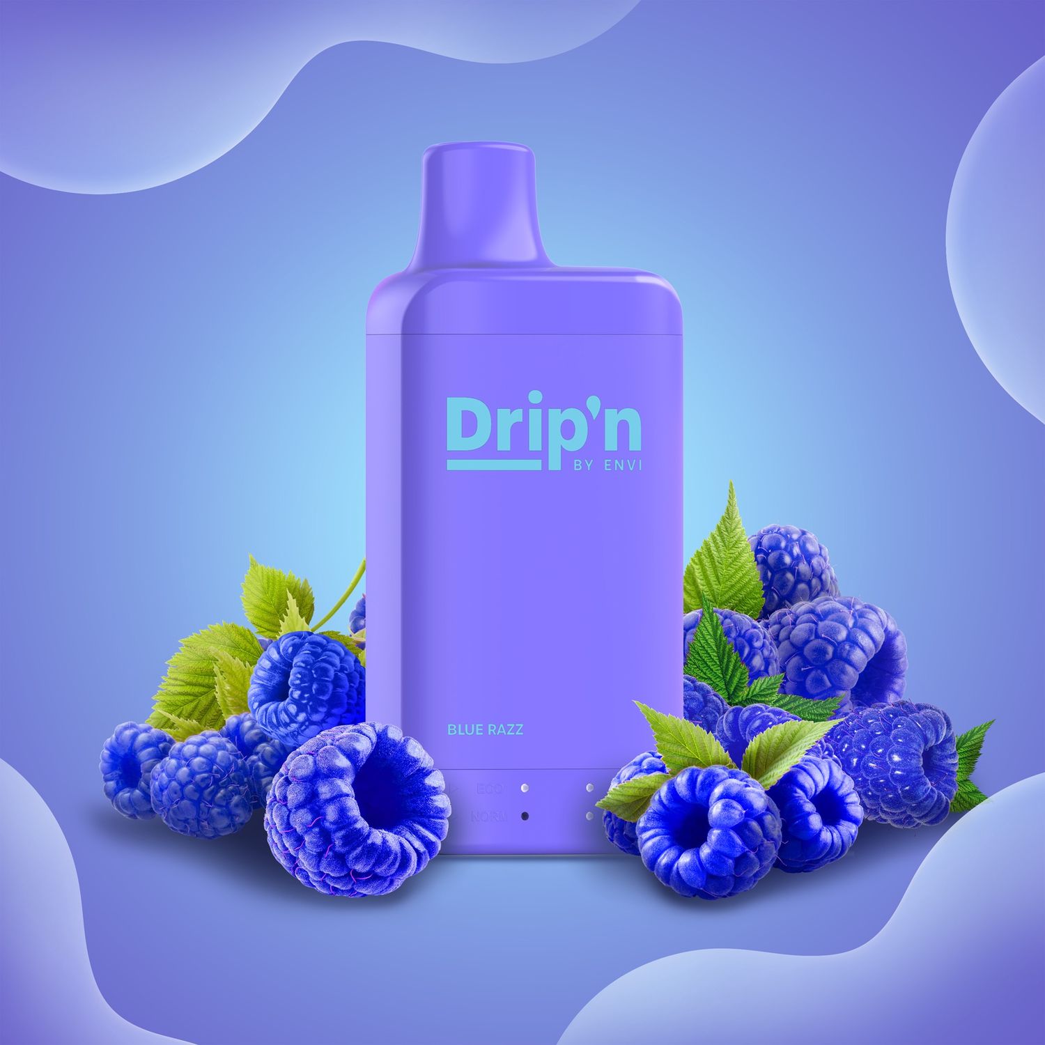 Drip'n 8mL 16k Disposable Drip'n 8mL 16k Disposable, Flavour: Blue Razz
