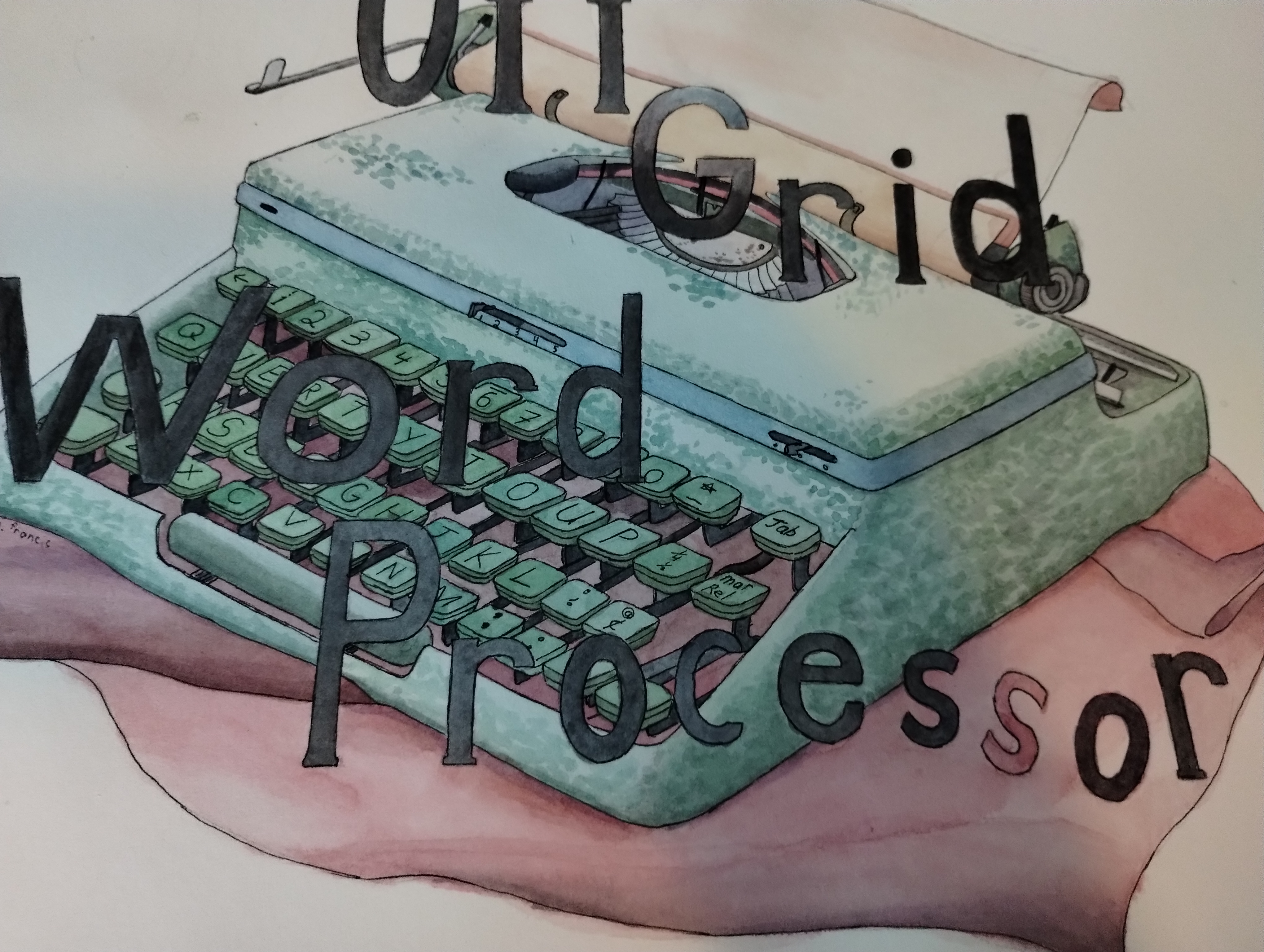 Off Grid Word Processor