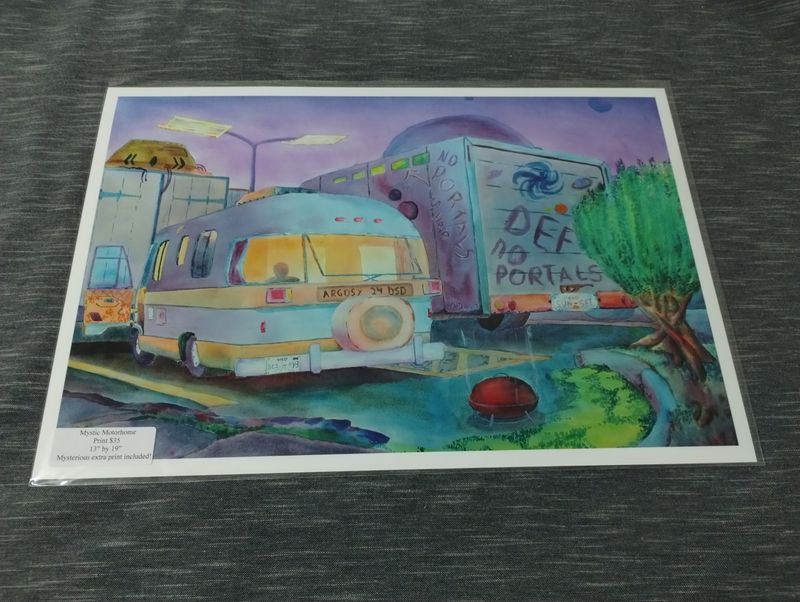 Mystic Motorhome 13" by 19"