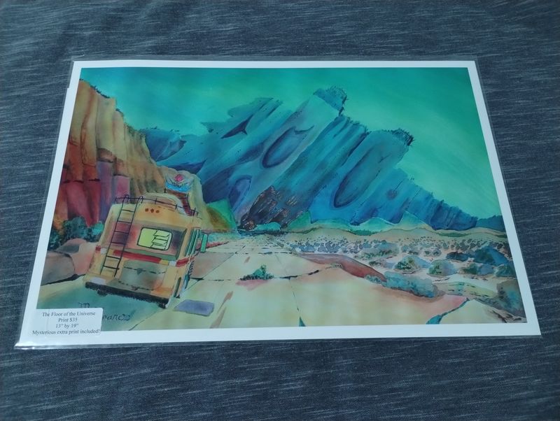 The Floor of the Universe 13" by 19"