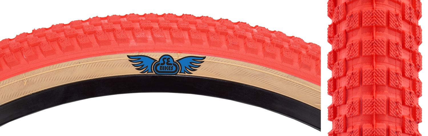 SE BIKES CUB 24 X 2.0 RD/TAN WI