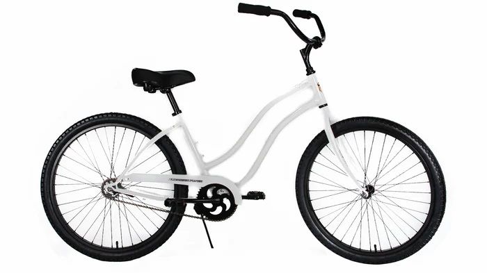 AFB Wave 2.0 1sp Step Thru Gloss White 26&quot; wheel