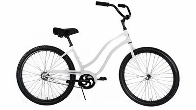 AFB Wave 2.0 1sp Step Thru Gloss White 26&quot; wheel