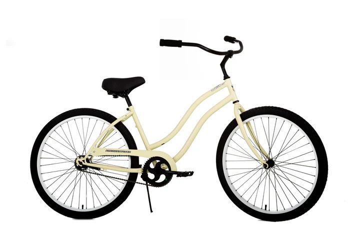 AFB Wave 2.0 1sp Step Thru Gloss Yellow 26&quot; wheel