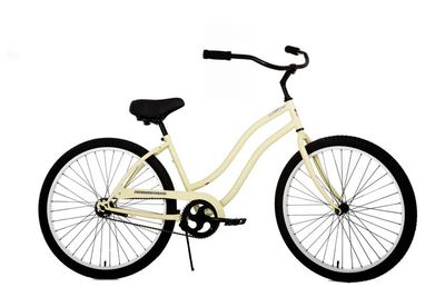 AFB Wave 2.0 1sp Step Thru Gloss Yellow 26&quot; wheel