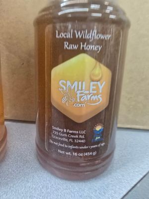 Smileys B Farms Wild Flower Honey 1 Lb